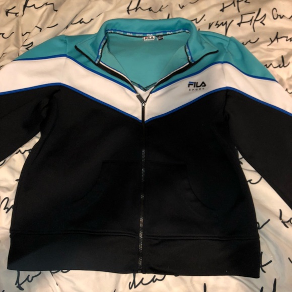 Fila Tops - Fila zip up hoodies // size XL🌸